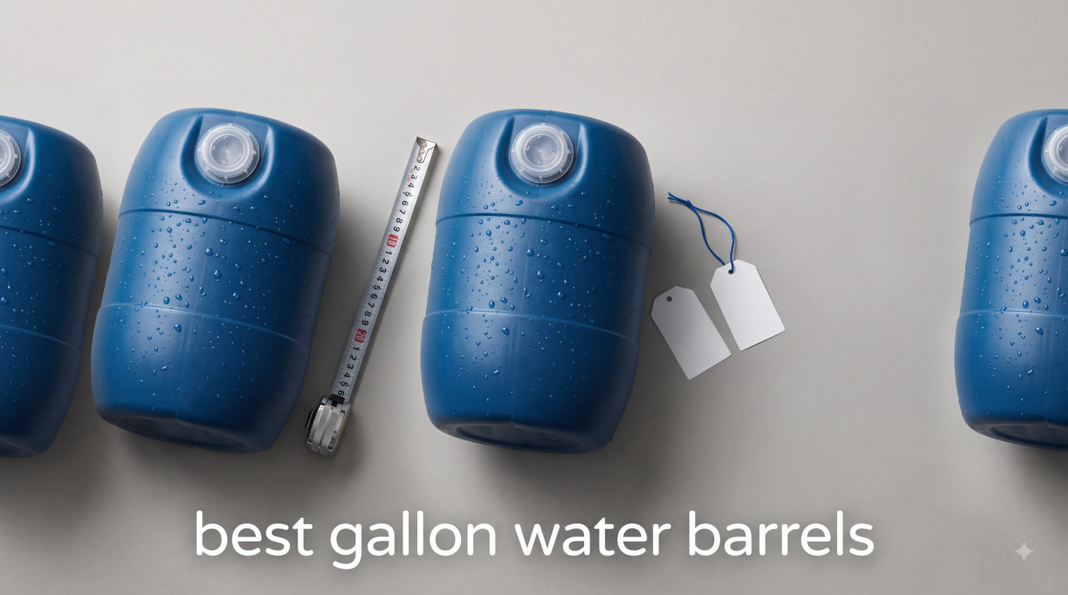best 55 gallon water barrels