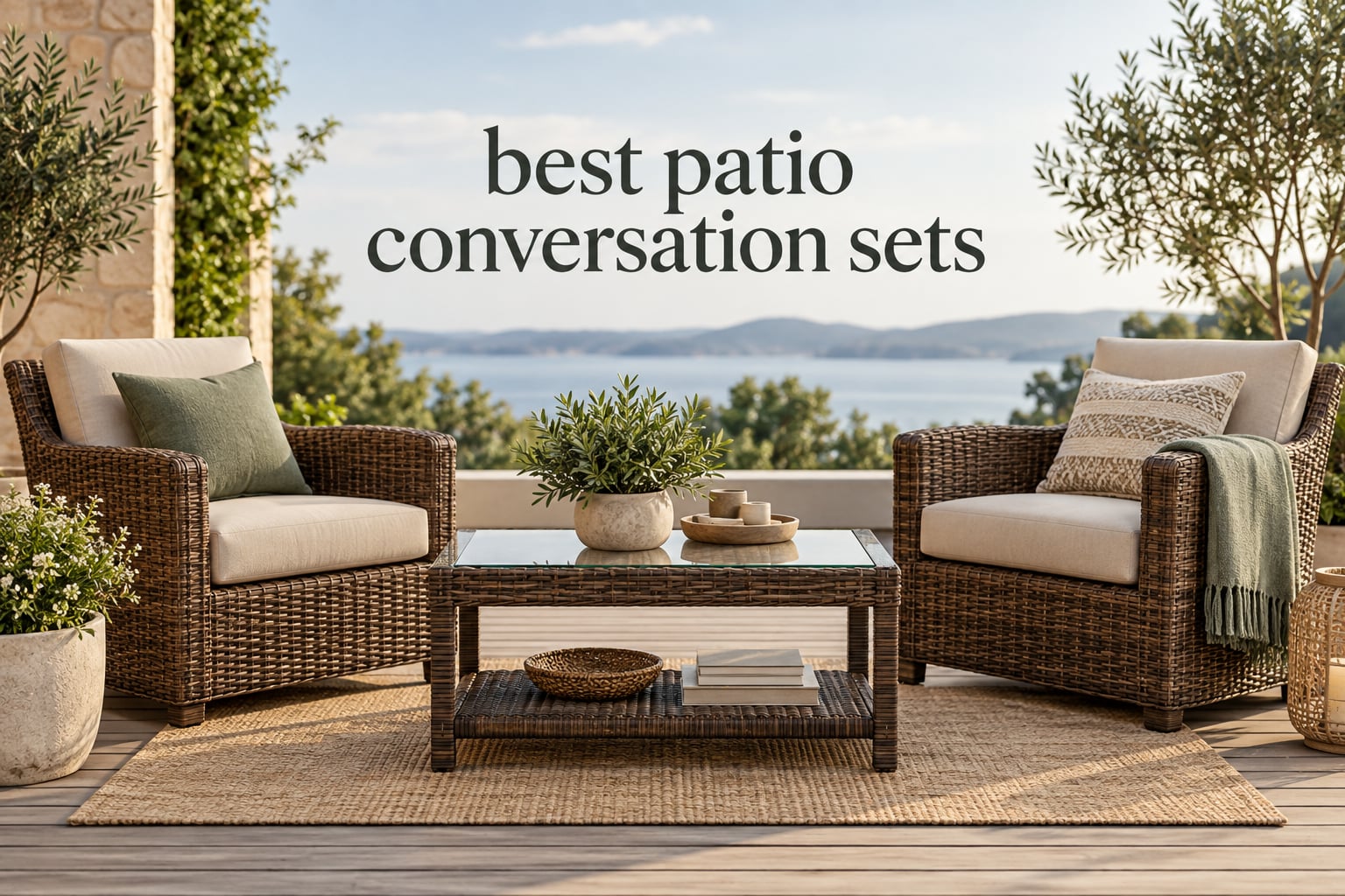 best patio conversation sets