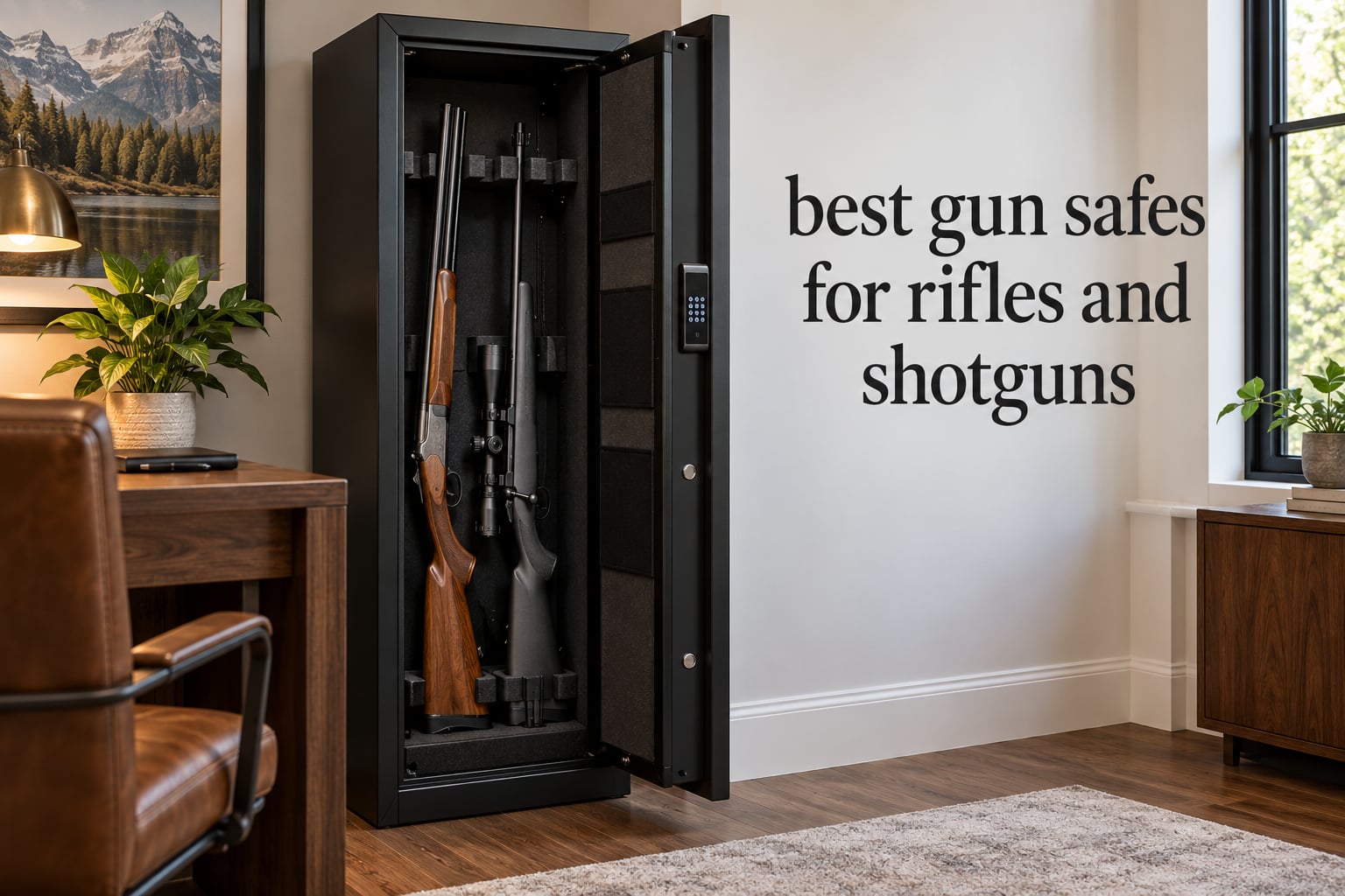 best gun safes for rifles and shotguns
